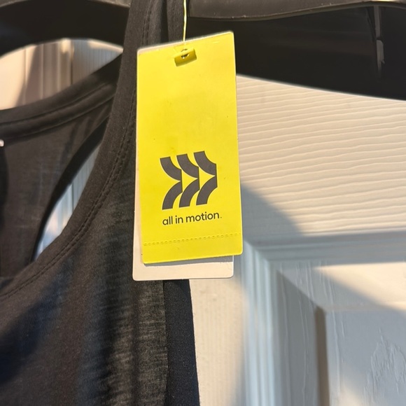 All in Motion Black Tank Top with Modern Design - Picture 3 of 3